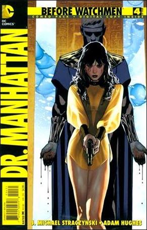 Before Watchmen: Dr. Manhattan issue 4-C Unbagged Adam Hughes Cover Combo Pack