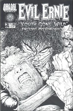 Evil Ernie: Youth Gone Wild issue 3-B Necro Edition Black & White Cover 1/2000