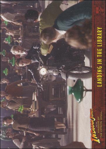 Indiana Jones and the Kingdom of the Crystal Skull (Base Set) card 37 Landing in the Library