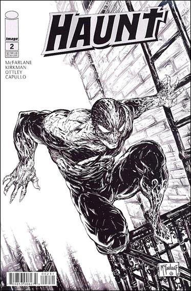 Haunt issue 2-C Todd McFarlane 1:50 Black and White Cover
