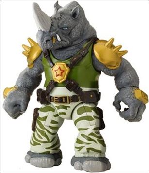 Teenage Mutant Ninja Turtles (2012) figure 54-B Rocksteady (Camo Pants) (Loose)