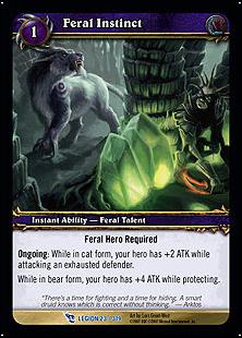 World of Warcraft: March of the Legion (Base Set) card 23 Feral Instinct