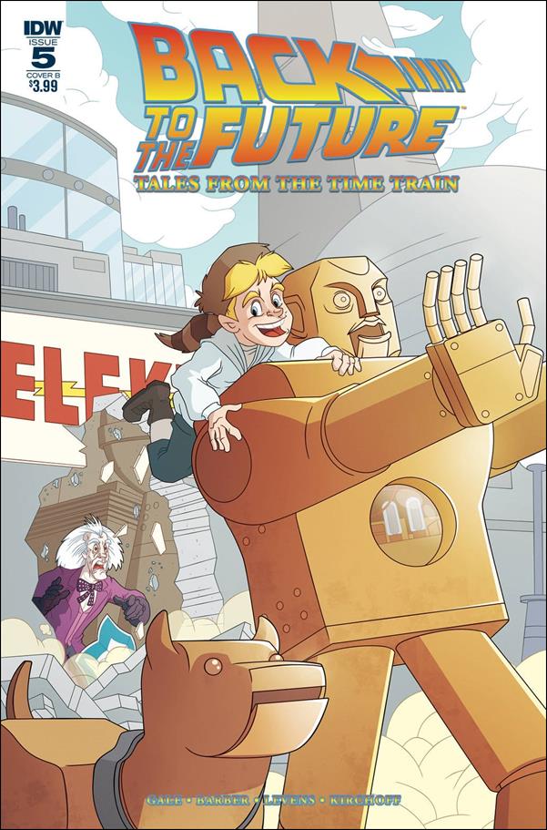 Back to the Future: Tales from the Time Train issue 5-B Philip Murphy Cover