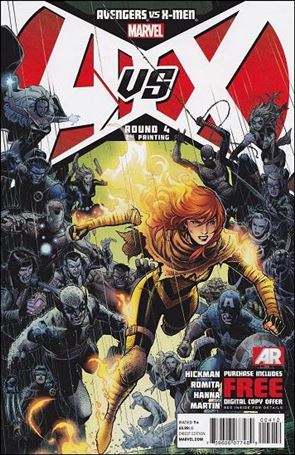 Avengers vs X-Men issue 4-G Jim Cheung Red Cover (2nd Printing)