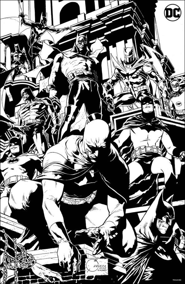 Batman (2016) issue 135-K Joe Quesada Black & White 1:100 Cardstock Cover