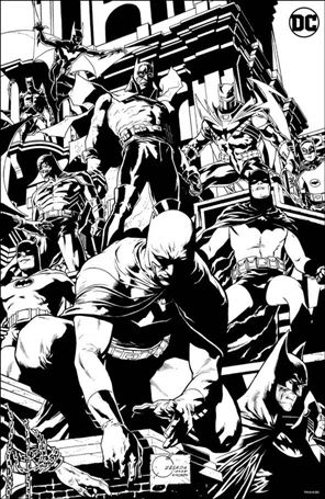 Batman (2016) issue 135-K Joe Quesada Black & White 1:100 Cardstock Cover