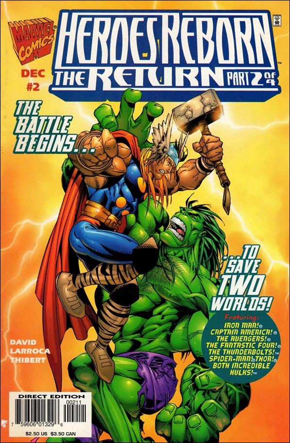 Heroes Reborn: The Return issue 2-B Hulk & Thor Cover