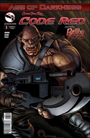 Grimm Fairy Tales Presents Code Red issue 3-D Marat Mychaels Cover