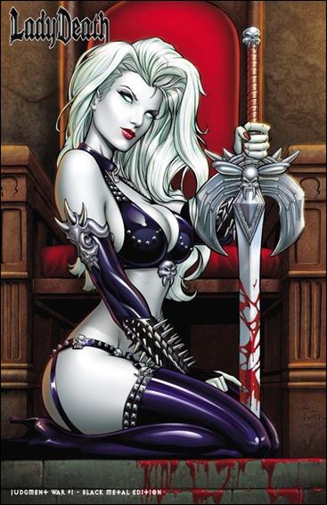 Lady Death: Judgement War issue 1-DX Black Metal Edition 1/125