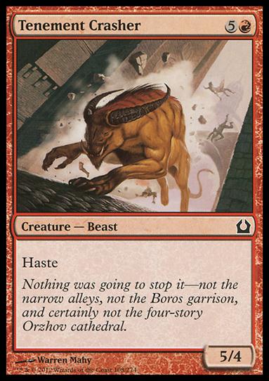 Magic the Gathering: Return to Ravnica (Base Set) card 108 Tenement Crasher