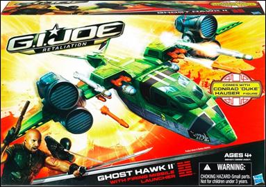 G.I. Joe: Retaliation (Delta Class Vehicles) figure 1 Ghost Hawk II with Conrad "Duke" Hauser
