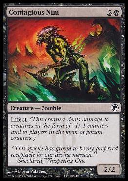 Magic the Gathering: Scars of Mirrodin (Base Set) card 58 Contagious Nim