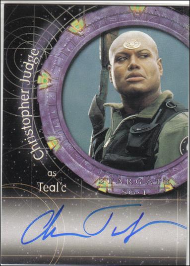 Stargate SG-1: Season 5 (Autograph Subset) card A21 Christopher Judge as Teal'c