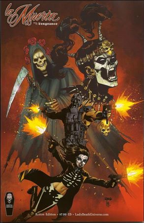 La Muerta: Vengeance issue 1-B Joel Gomez Action Edition Cover