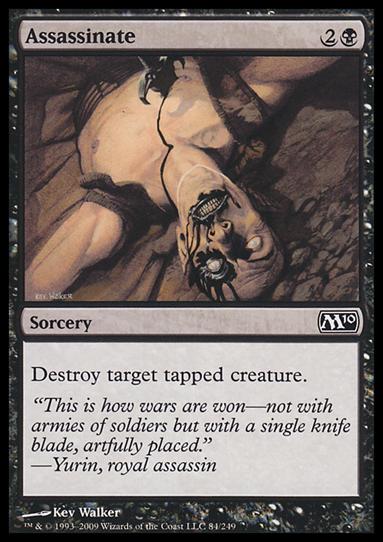 Magic the Gathering: 2010 Core Set (Base Set) card 84 Assasinate