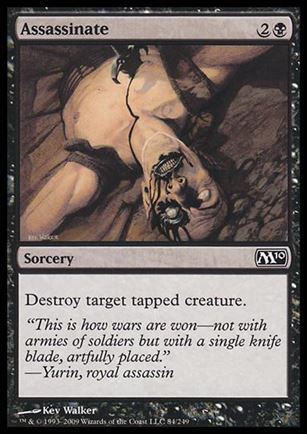Magic the Gathering: 2010 Core Set (Base Set) card 84 Assasinate