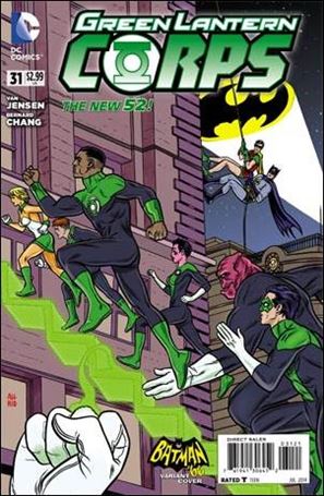 Green Lantern Corps (2011) issue 31-B Michael Allred 1:25 Batman '66 Cover
