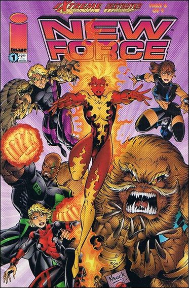 Newforce issue 1 Polybagged with Trading Card