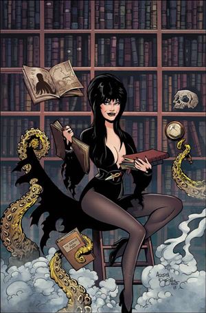 Elvira Meets H.P. Lovecraft issue 2-E Dave Acosta Virgin Cover