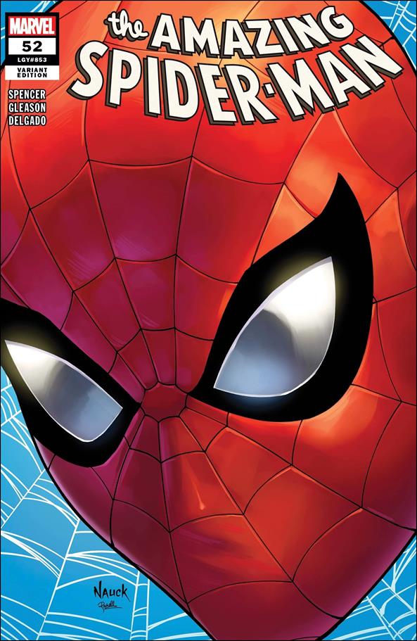 Amazing Spider-Man (2018) issue 52-B Todd Nauck Marvel Headshot Cover