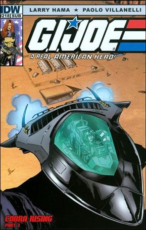 G.I. Joe: A Real American Hero issue 218-B S L Gallant Subscription Cover