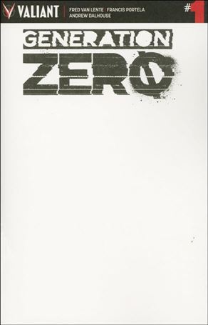 Generation Zero issue 1-D Blank Cover