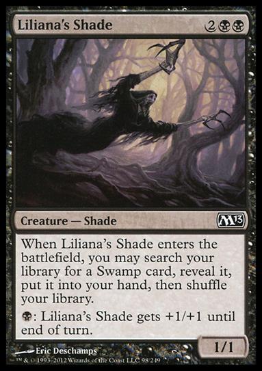 Magic the Gathering: 2013 Core Set (Base Set) card 98 Liliana's Shade