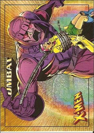 X-Men 1997 (Base Set) card 38 Jubilee vs Sentinel