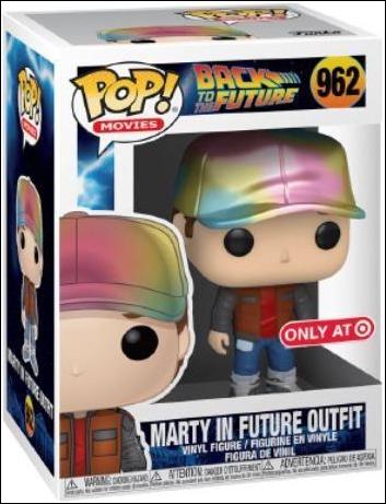 POP! Movies figure 962-B Marty in Future Outfit (Metallic) Target Exclusive