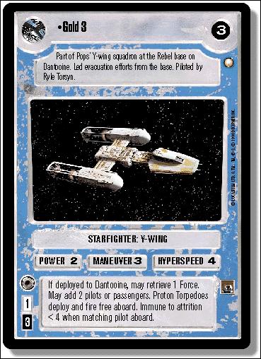 Star Wars: Special Edition Limited (Base Set) card 306 Gold 3