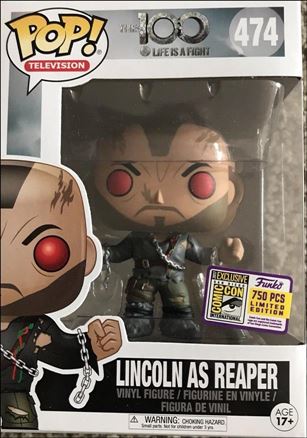 POP! Television figure 474 Lincoln As Reaper SDDC Exclusive 1/750
