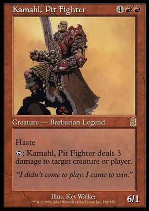 Magic the Gathering: Odyssey (Base Set) card 198 Kamahl, Pit Fighter