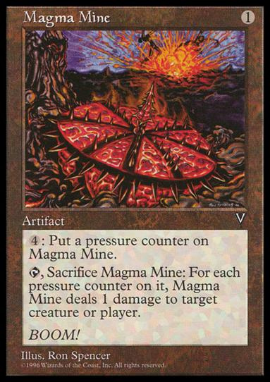 Magic the Gathering: Visions (Base Set) card 149 Magma Mine