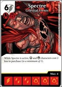 DC Comics Dice Masters War of Light card 130 Spectre: Celestial Frenzy