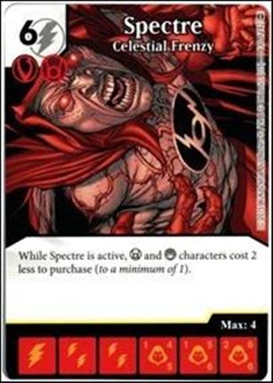 DC Comics Dice Masters War of Light card 130 Spectre: Celestial Frenzy