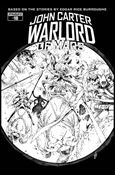 John Carter: Warlord of Mars (2014) issue 10-F Jonathan Lau Black & White Cover