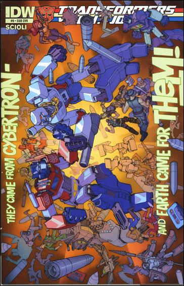 Transformers vs G.I. Joe issue 9-B David Lafuente Subscription Cover
