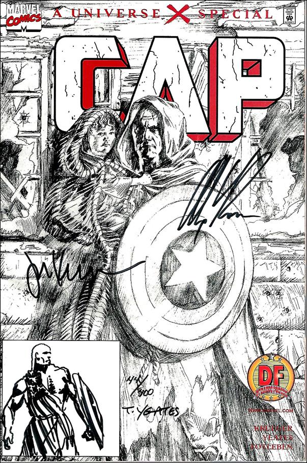 Universe X: Cap issue 1-D Dynamic Forces Sketch Cover 1/400