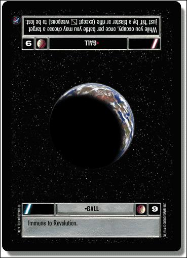 Star Wars: Death Star II Limited (Base Set) card 57 Gall