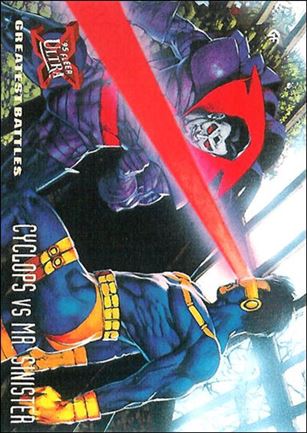 1995 Fleer Ultra X-Men (Base Set) card 131 Cyclops vs Mr. Sinister