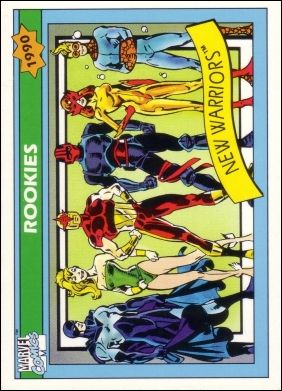 Marvel Universe: Series 1 (Base Set) card 85 New Warriors