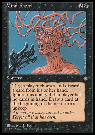 Magic the Gathering: Ice Age (Base Set) card 147 Mind Ravel