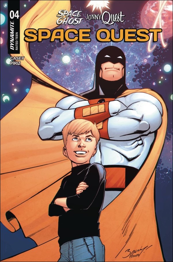 Space Ghost / Jonny Quest: Space Quest issue 4-H Mark Bagley 1:10 Cover