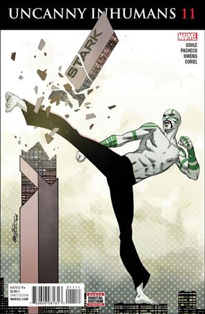 Uncanny Inhumans issue 11 Carlos Pacheco Cover