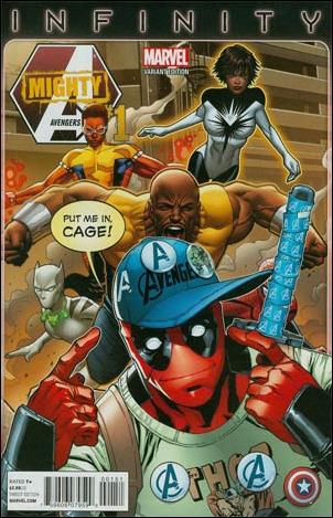 Mighty Avengers (2013) issue 1-G Greg Land Deadpool Cover