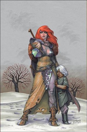 Red Sonja (2021) issue 1-S Joseph Michael Linsner Virgin Cover