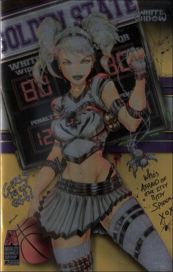 White Widow issue 2-ZI Jamie Tyndall "Golden State" Chrome Cover