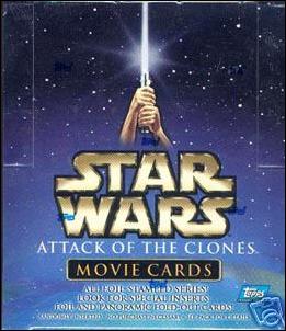Star Wars: Attack of the Clones card 1-B Sealed Retail Box