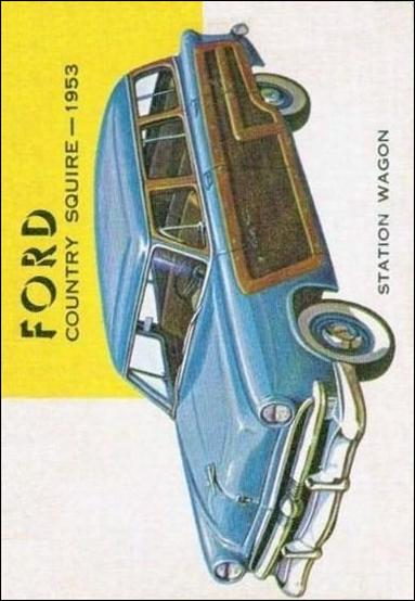 World on Wheels (Base Set) card 94 Ford Country Squire 1953