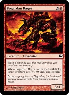 Magic the Gathering: Duel Decks: Knights vs. Dragons (Base Set) card 57 Bogardan Rager